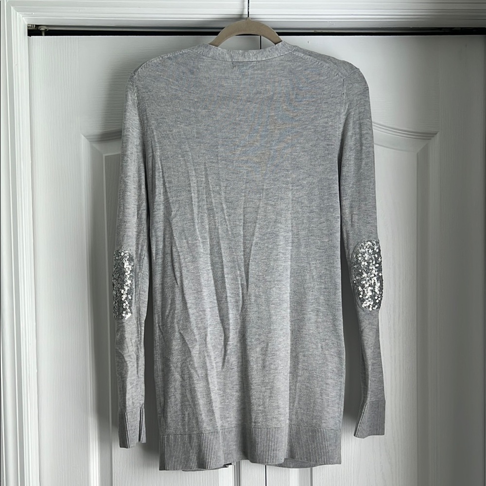 Old Navy Heather Gray Women's Button Down Cardigan, Size Small - Picture 3 of 7
